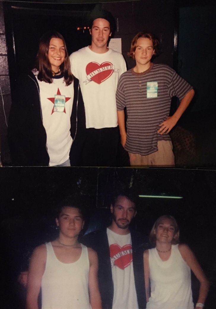 "Spotkałem Keanu Reevesa gdy miałem 14 lat, a także 3 lata później. Co ciekawe, w obu sytuacjach Neo miał na sobie tę samą koszulkę."