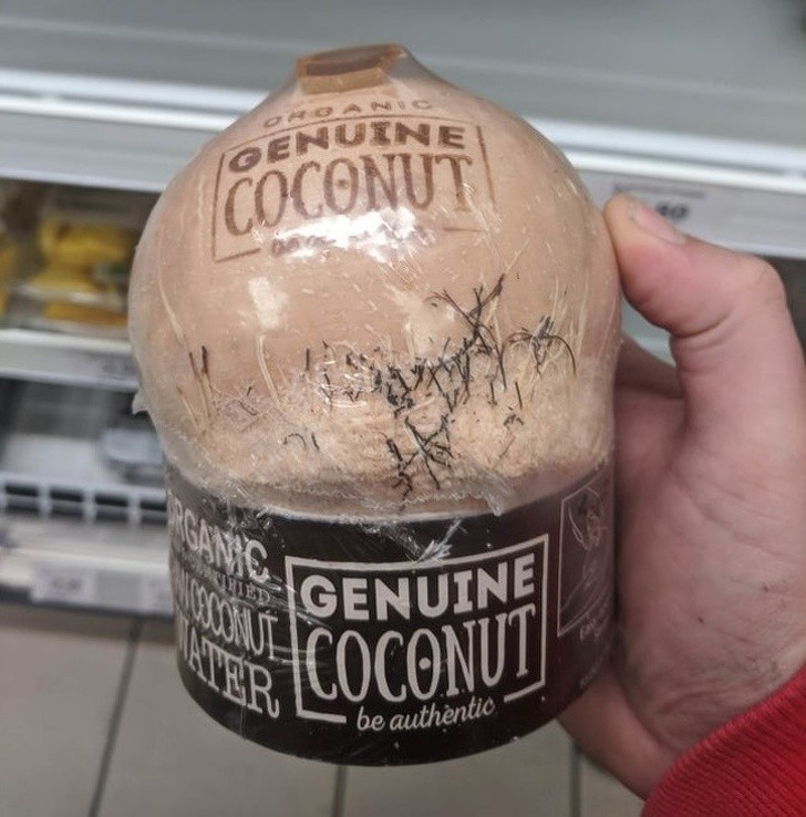 24. Tak delikatna rzecz jak kokos z pewnością potrzebuje dodatkowej ochrony