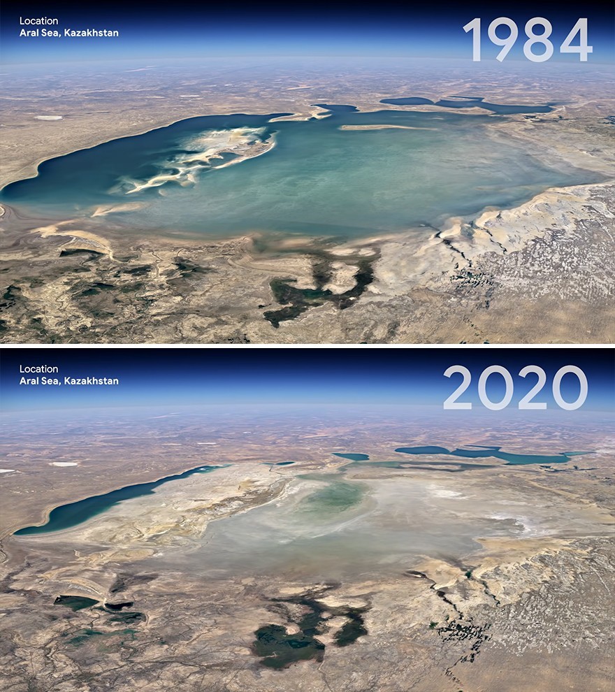Jezioro Aralskie, Kazachstan
