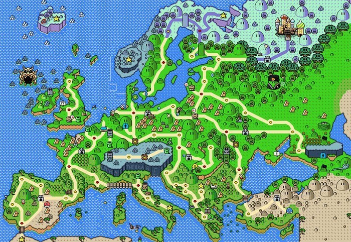 Europa w stylu Super Mario