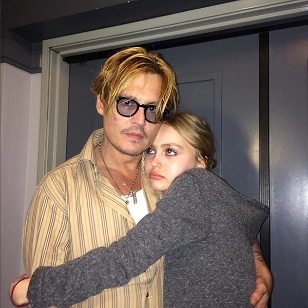2. Johnny Depp i Lily-Rose Depp