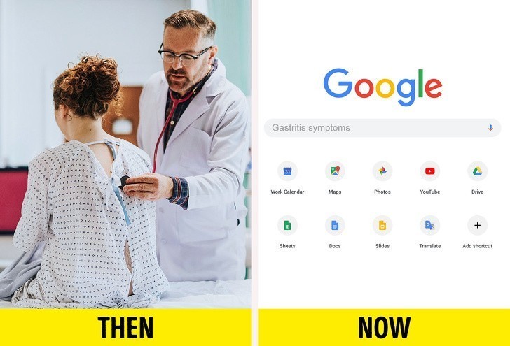 11. Zamiast pójść do lekarza, wpisujemy nasze symptomy w Google.