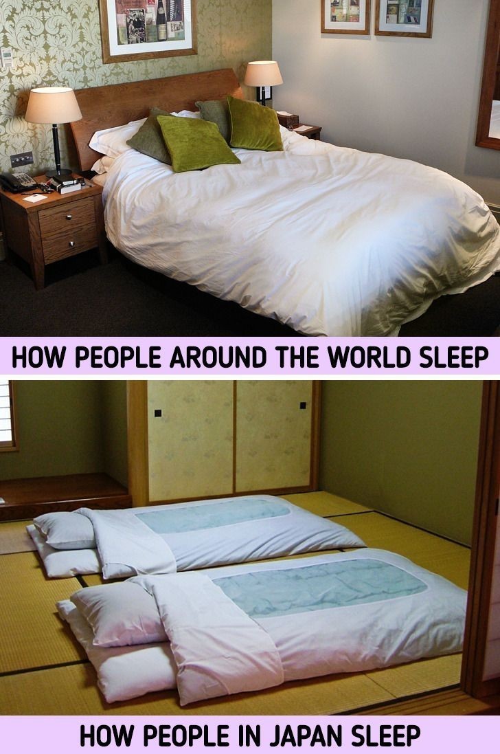 1. Wielu Japończyków śpi na materacu zamiast łóżka.