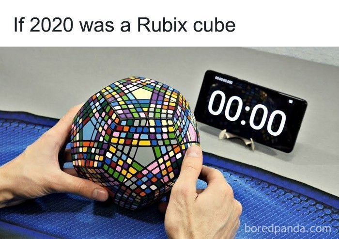 18. Gdyby 2020 był kostką Rubika: