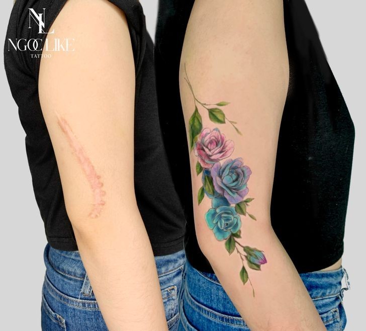Łącząc te wszystkie czynniki, artystka dobiera i sugeruje tatuaże najlepiej dopasowane do osobowości klientów. 