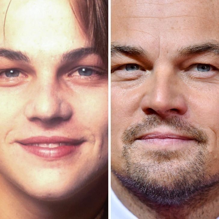 Leonardo DiCaprio - 20 lat vs 45 lat