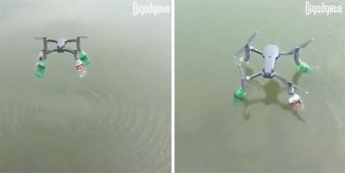 Jak uchronić drona przed utonięciem w rzece: