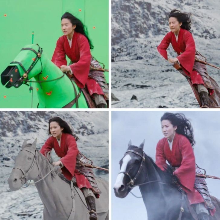 18. Cyfrowa przemiana konia w "Mulan"