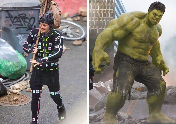 3. Tak Mark Ruffalo wyglądał na planie "Avengers".