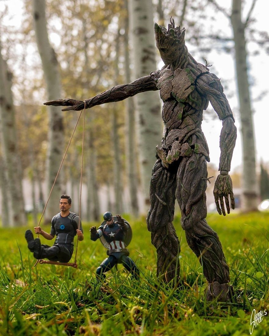 "Starkowi bardzo zależało, by Groot dołączył do Avengers."