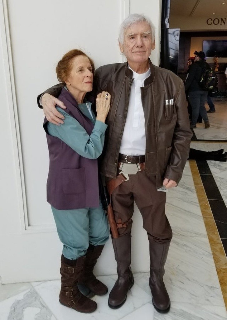 14. Han Solo i księżniczka Leia