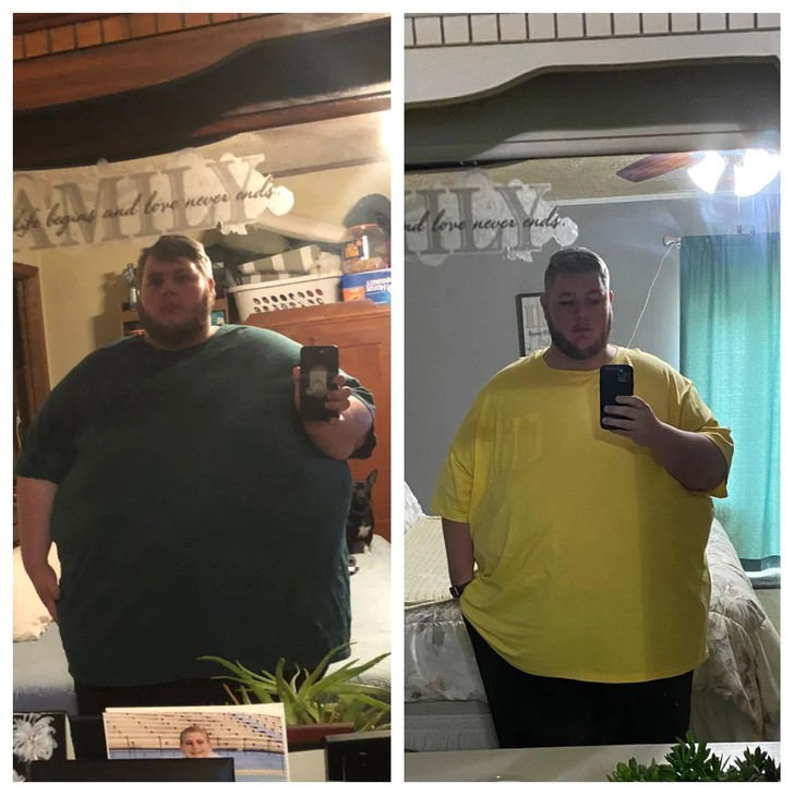 16. "10 miesięcy później i 80 kg mniej"
