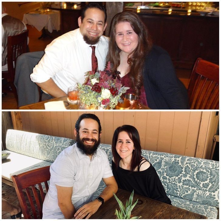 3. "Te zdjęcia zostały zrobione w tej samej restauracji, w odstępie 2 lat."