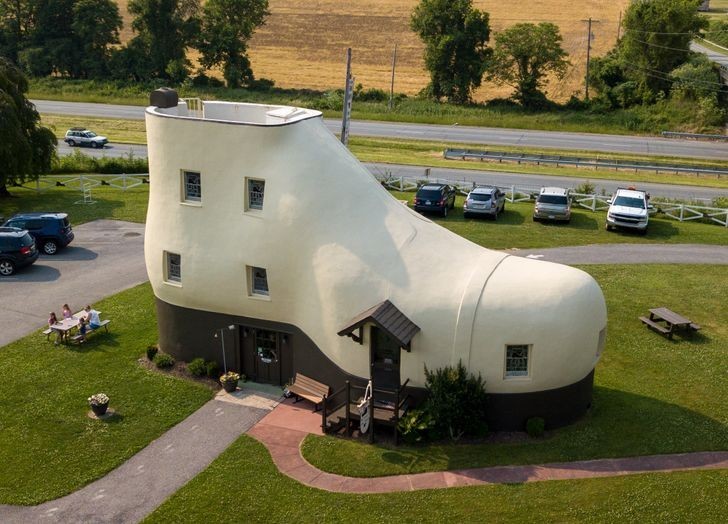 Haines Shoe House, czyli dom w kształcie buta, Pensylwania