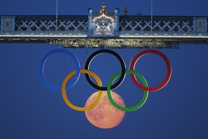 5. Księżyc też chciał wziąć udział w Igrzyskach.