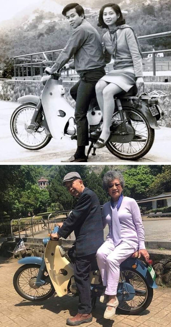 2. 1967 i 2018 – ta sama para, ten sam motocykl