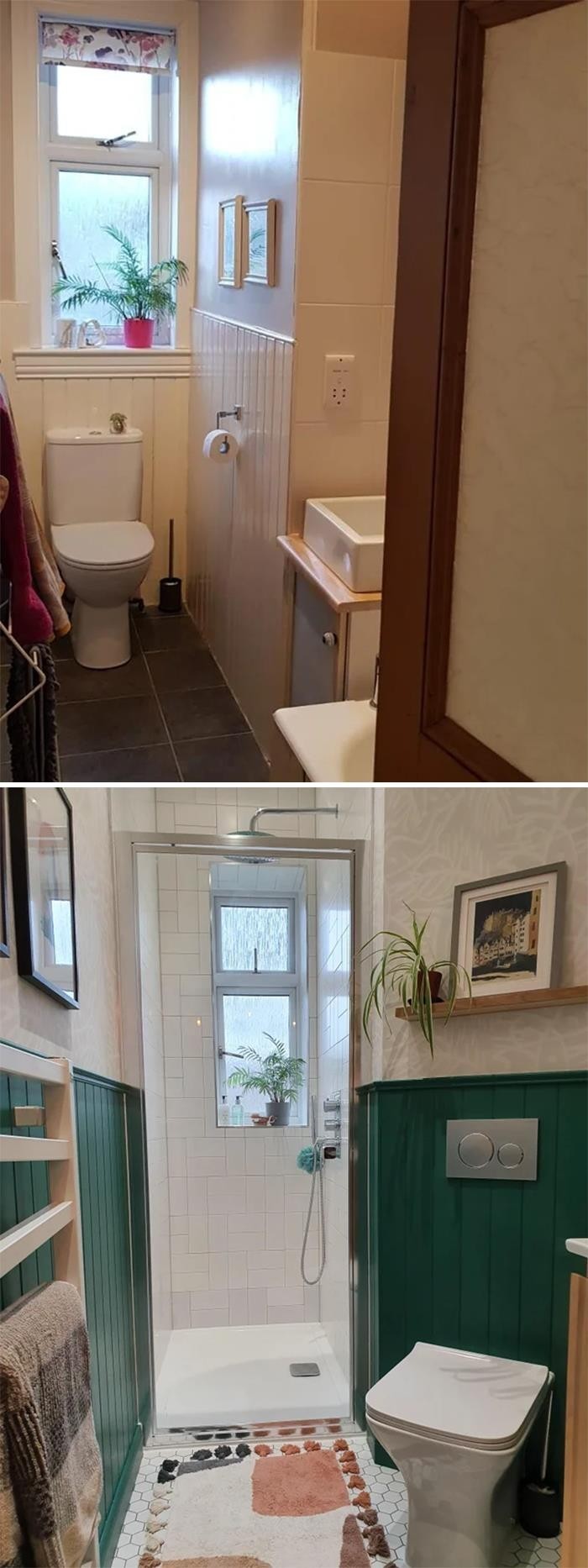 "Renowacja mojej malutkiej łazienki w szkockim mieszkaniu"