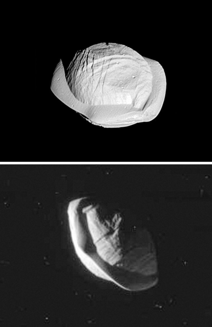 17. Ten "kosmiczny pierożek" to Pan - jeden z księżyców Saturna