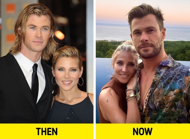 3. Elsa Pataky ir Chrisas Hemsworthas