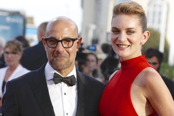 5. Stanley Tucci ir Felicity Blunt Tucci