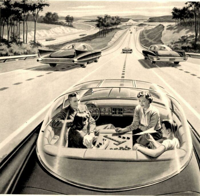 5. Futurystyczne samochody z autopilotem, 1960