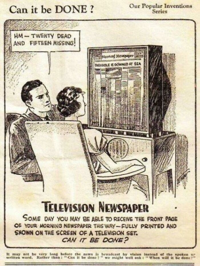 6. Telegazeta - któregoś dnia możesz być w stanie przeczytać okładkę porannej gazety na ekranie swojego telewizora.
