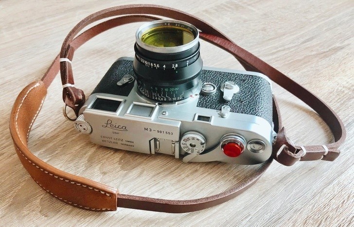13. "Leica M3 z 1957 roku. Wciąż działa bez zarzutu, mimo upływu 61 lat."