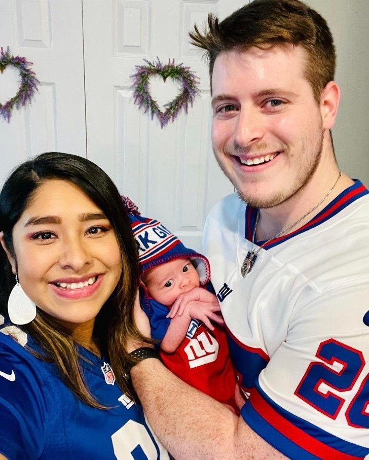 "Moja żona i nasz noworodek w niedzielę Super Bowl"