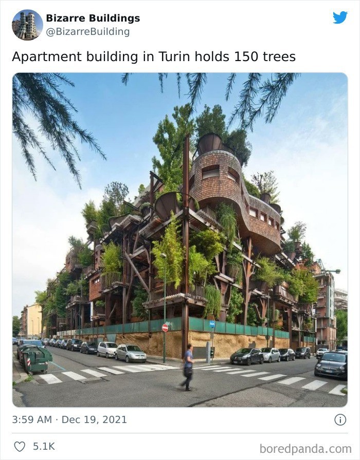 "Apartamentowiec w Turynie mieszczący 150 drzew"