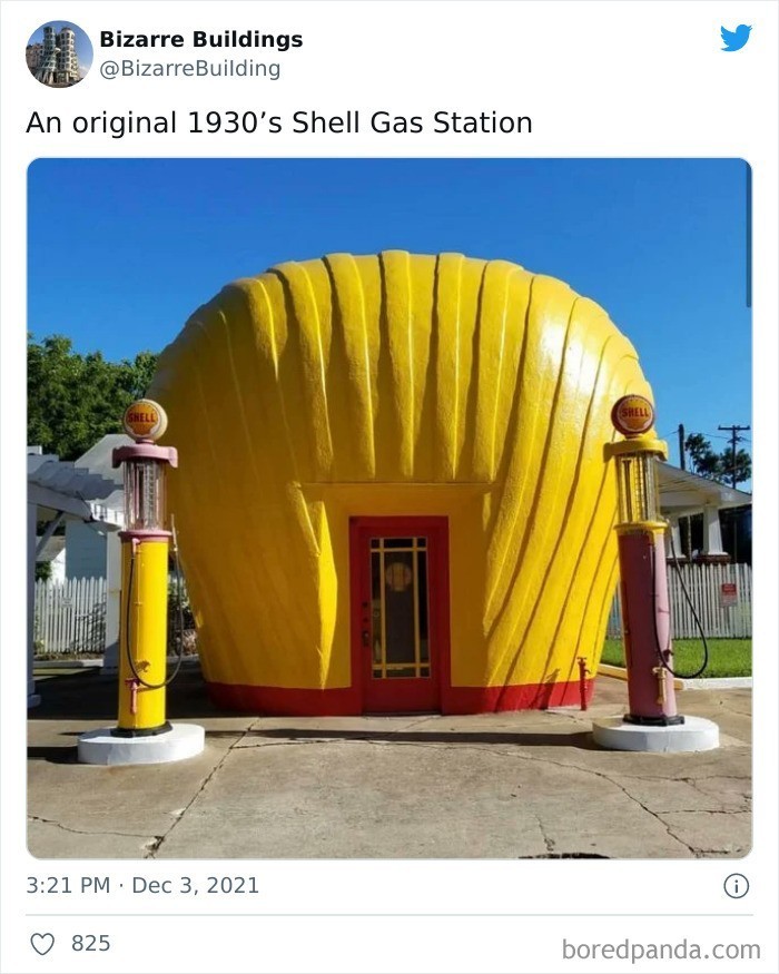 "Oryginalna stacja paliw Shell z 1930"