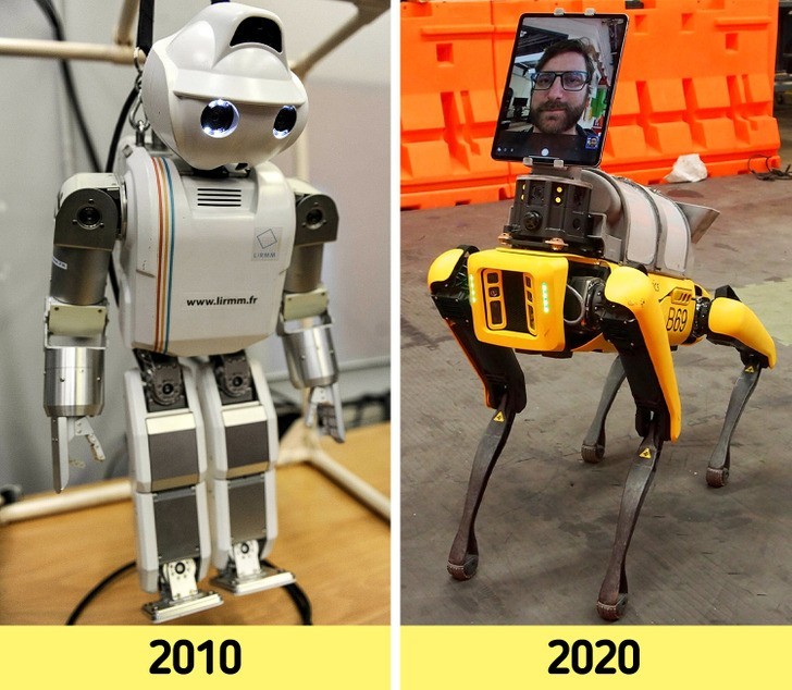 Roboty także przechodzą ewolucję.