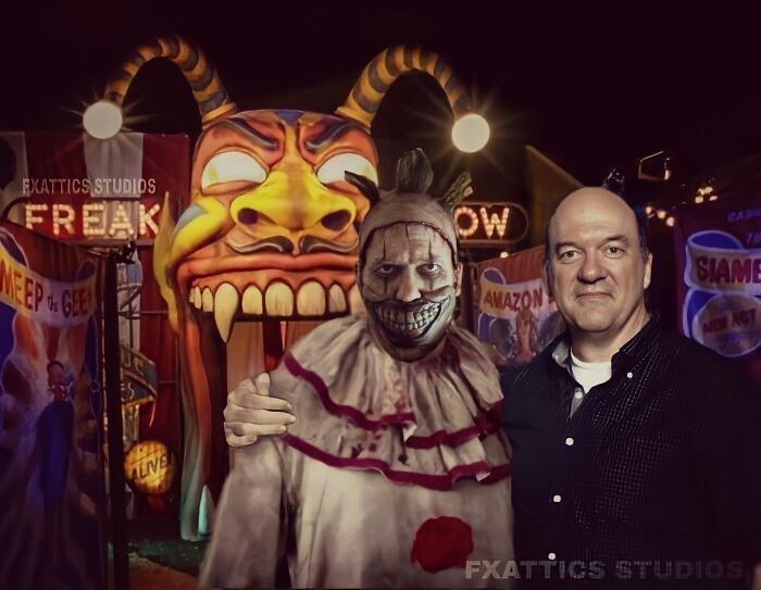 6. Klaun Twisty w wykonaniu Johna Carrola Lyncha ("American Horror Story")