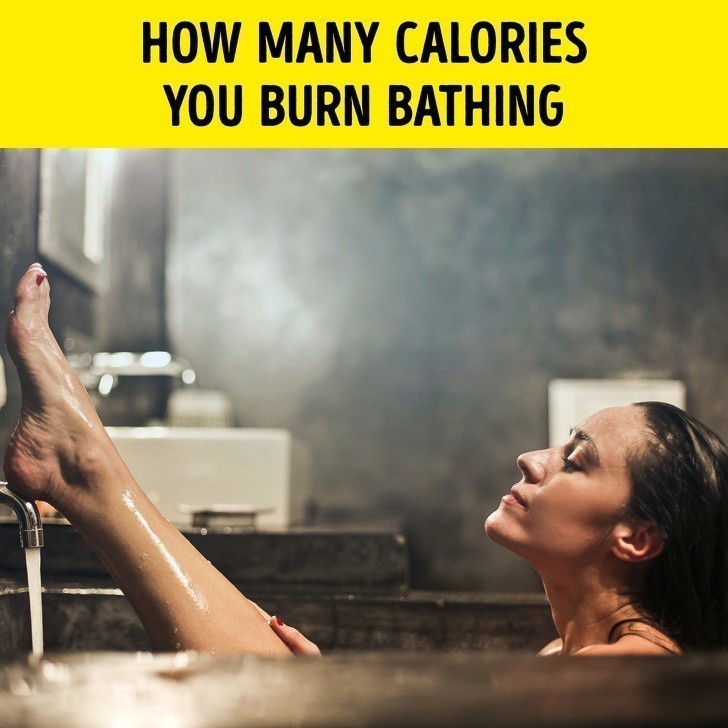 17. Ile kalorii spalisz poprzez kąpiel