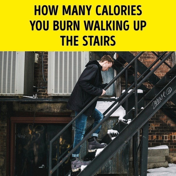 18. Ile kalorii spalisz poprzez wchodzenie po schodach