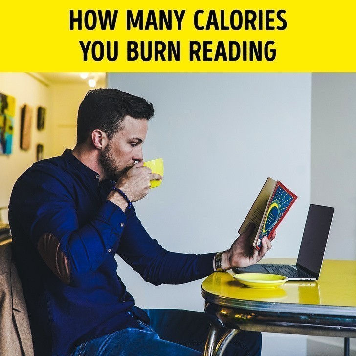 2. Ile kalorii spalisz poprzez czytanie
