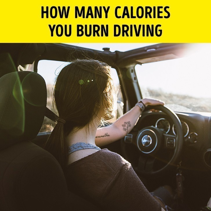 7. Ile kalorii spalisz poprzez kierowanie autem