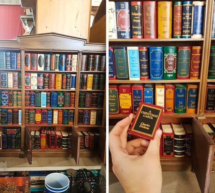 18. "Ta miniaturowa biblioteczka to najfajniejsza rzecz jaką widziałem w życiu."