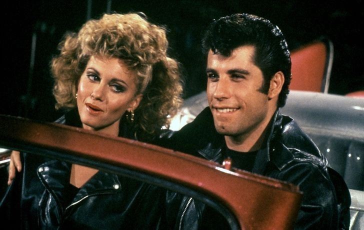 3. John Travolta i Olivia Newton-John (Danny i Sandy, "Grease")