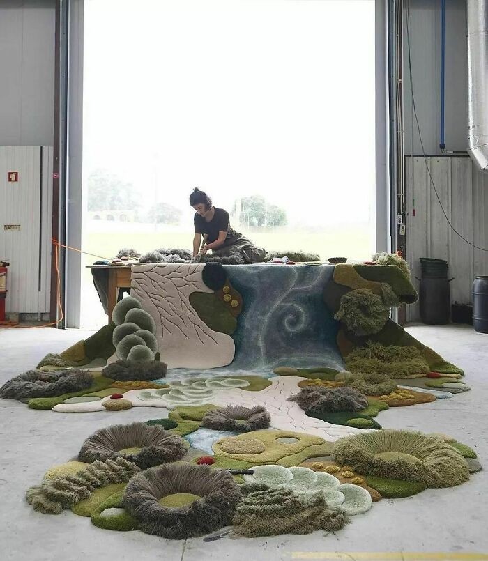 Ręcznie wykonany dywan