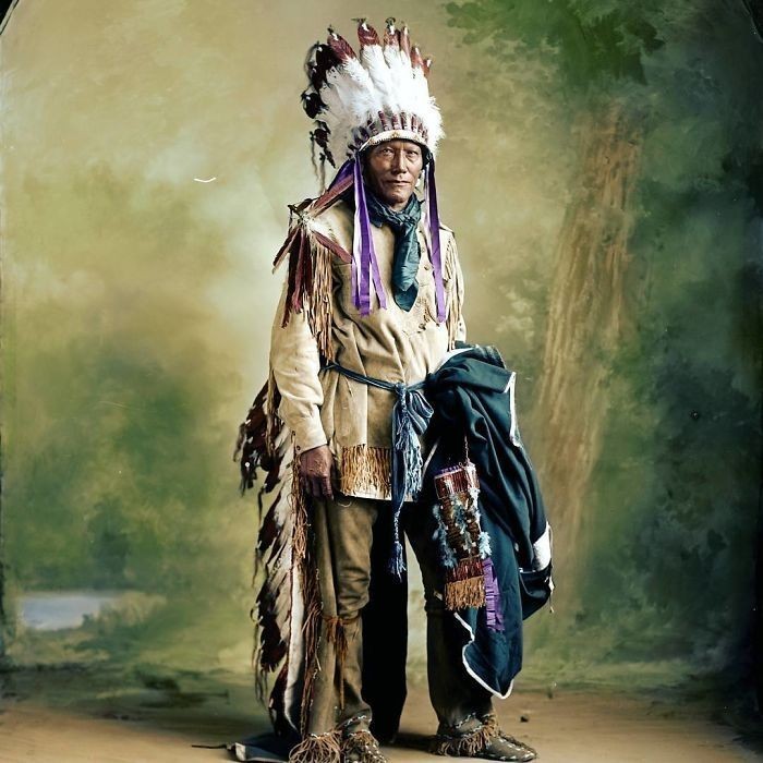 5. Wódz plemienia indiańskiego, data nieznana