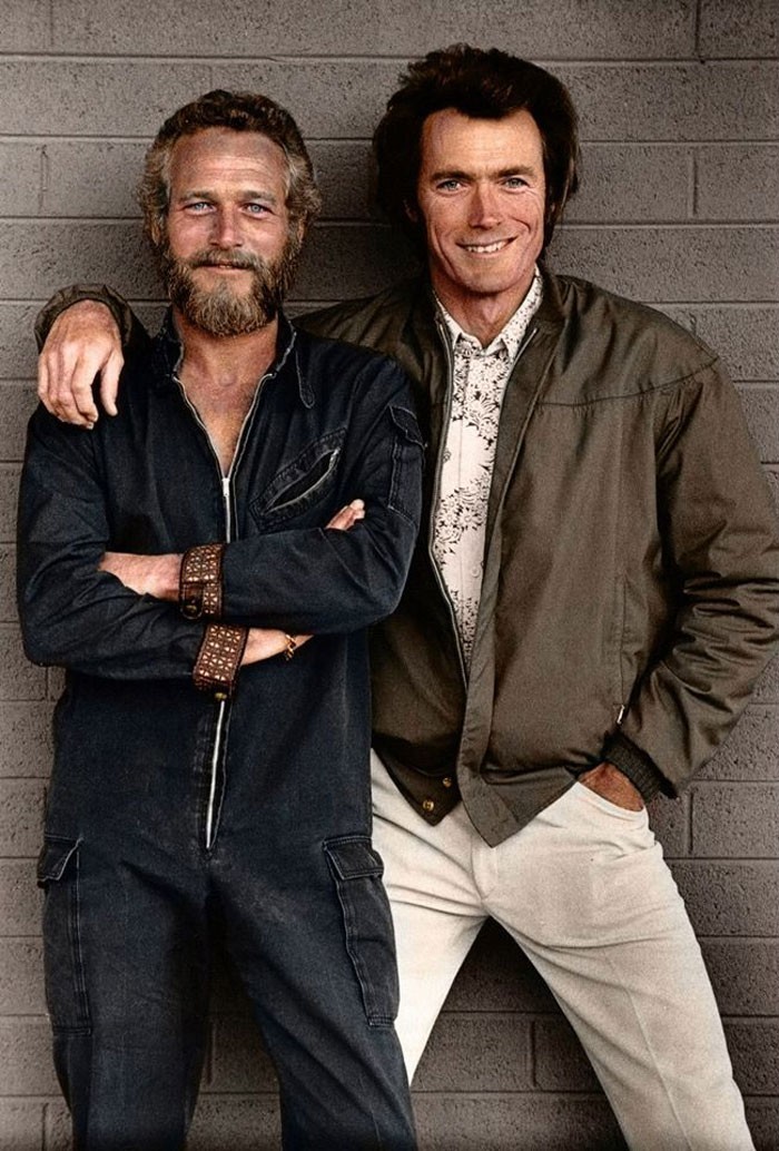 10. Paul Newman i Clint Eastwood