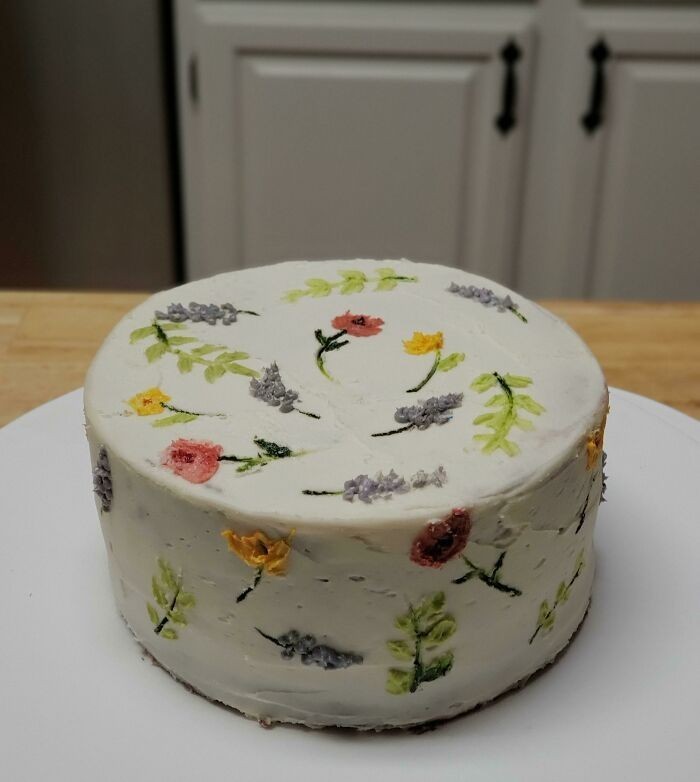 "Oto tort, który przygotowałam sobie na 17 urodziny"