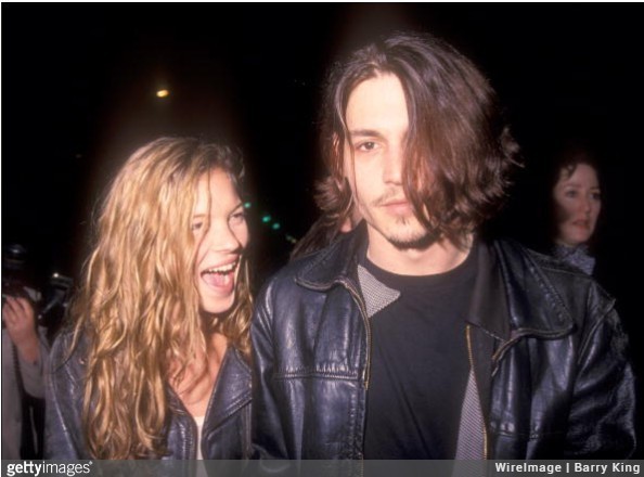 2. Johnny Depp i Kate Moss (1994 – 1997)