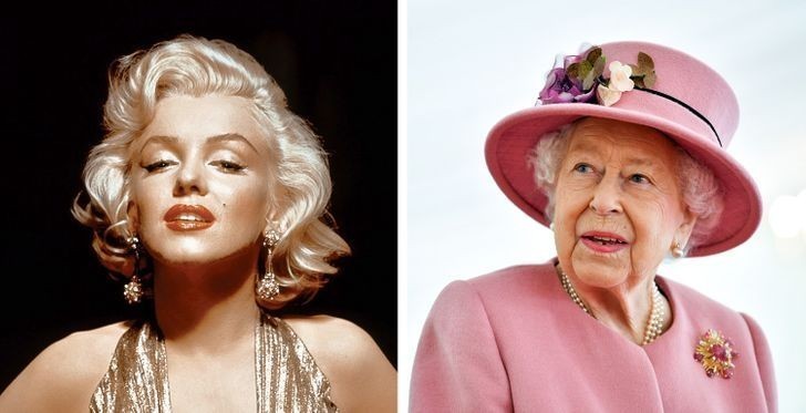 1. Królowa Elżbieta i Marilyn Monroe byłyby dziś w tym samym wieku.