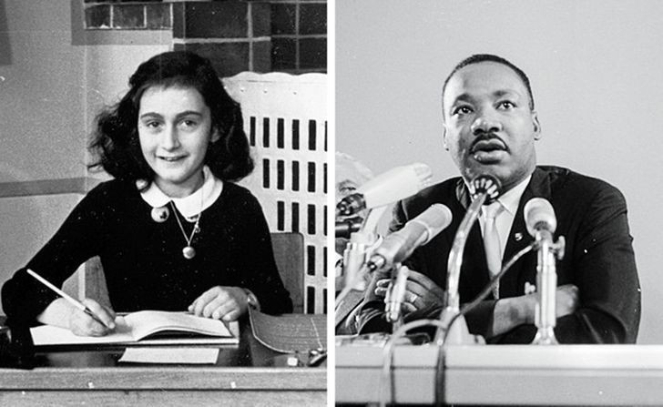 4. Anne Frank i Martin Luther King urodzili się w tym samym roku,