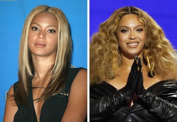 7. Beyoncé (2003 vs 2021)