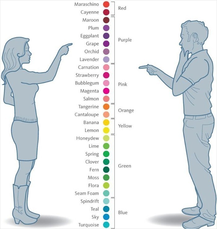 2. Tylko 12% osób posiada tetrachromatyzm - zdolność do widzenia większej ilości barw od reszty ludzi.