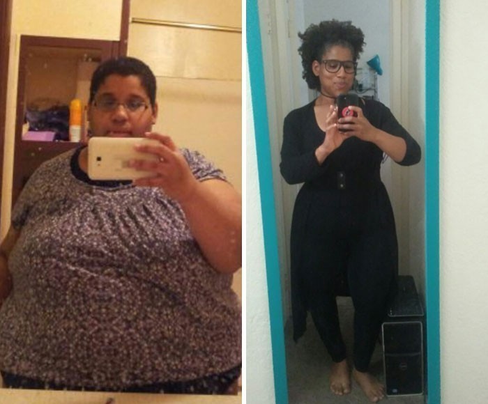 1. "Zrzuciłam ponad 113 kg dzięki diecie, ćwiczeniom, i zmianie podejścia mentalnego."