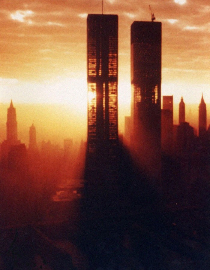 World Trade Center w trakcie budowy, 1970