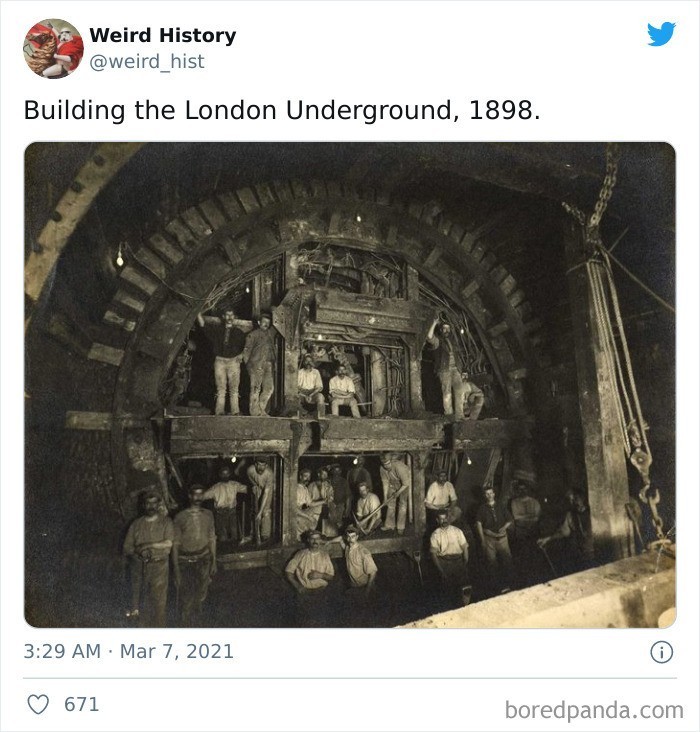 13. Budowa londyńskiego metra, 1898